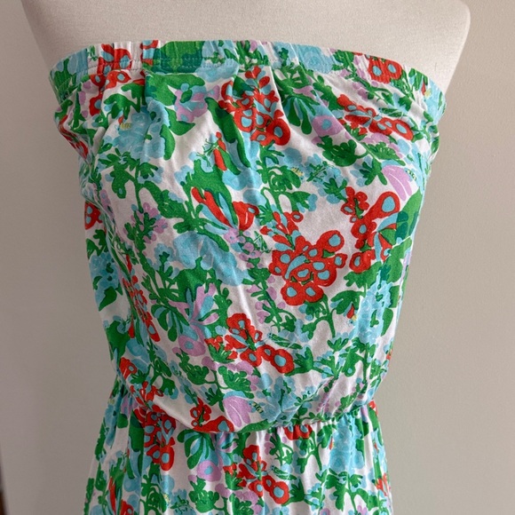 Lilly Pulitzer Marlisa Mini Bee In Your Bonnet Maxi Dress S Beach Siren Coastal - Picture 6 of 7